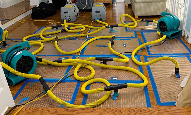 Professional Flood Damage Restoration technician working in Exton, PA